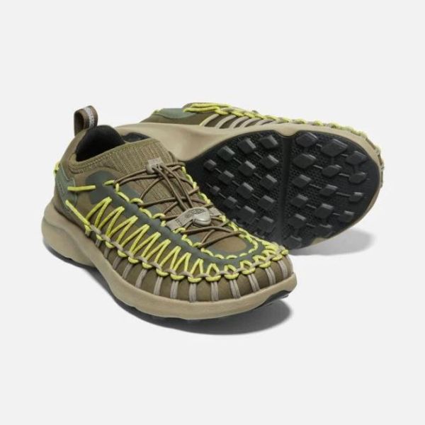 Keen | Men's UNEEK SNK Sneaker-Dark Olive/Forest Night