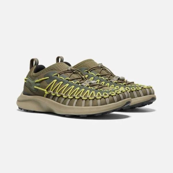 Keen | Men's UNEEK SNK Sneaker-Dark Olive/Forest Night