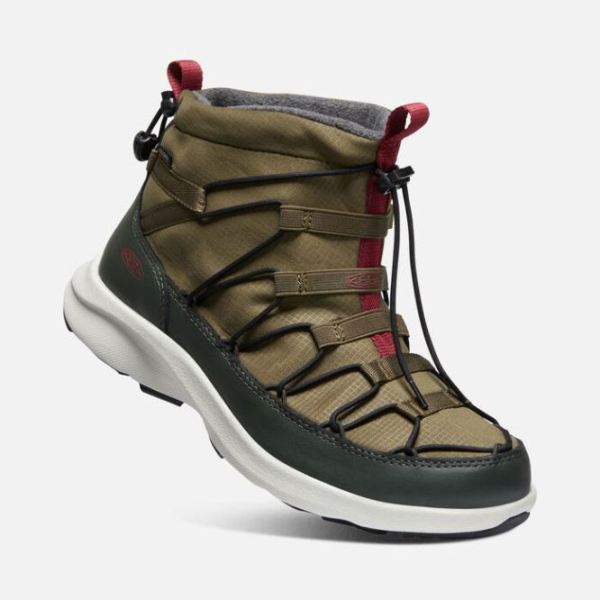 Keen | Men's UNEEK SNK Waterproof Chukka-Dark Olive/Rosin