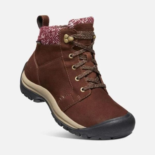 Keen | Women's Kaci II Winter Waterproof Boot-Chestnut/Brindle