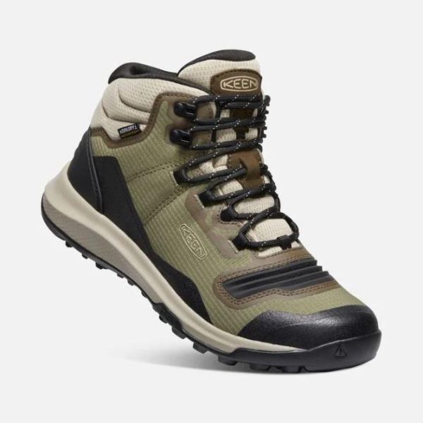 Keen | Women's Tempo Flex Waterproof Boot-Capulet Olive/Rosin