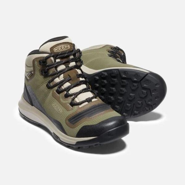 Keen | Women's Tempo Flex Waterproof Boot-Capulet Olive/Rosin