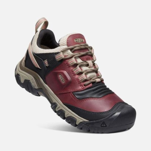 Keen | Women's Ridge Flex Waterproof-Rhubarb/Brindle