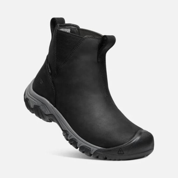 Keen | Women's Greta Waterproof Chelsea-Black/Steel Grey