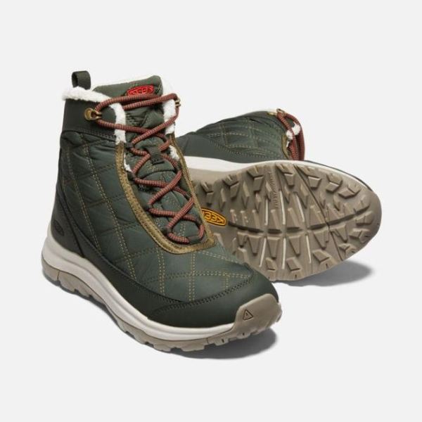 Keen | Women's Terradora II Wintry Waterproof Boot-Rosin/Orange