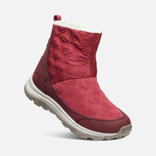 Keen | Women's Terradora II Wintry Pull-on Waterproof Boot-Rhubarb/Andorra