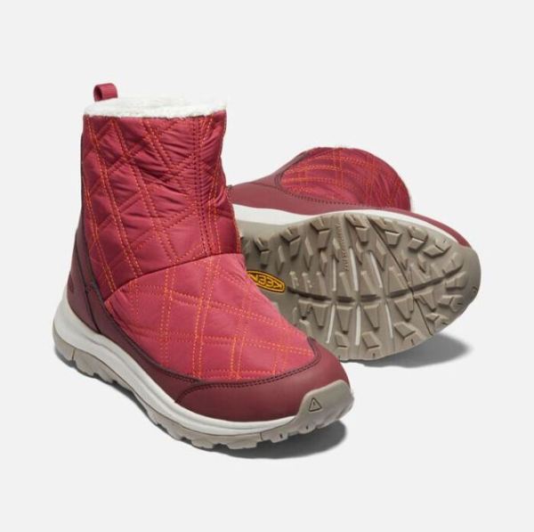 Keen | Women's Terradora II Wintry Pull-on Waterproof Boot-Rhubarb/Andorra