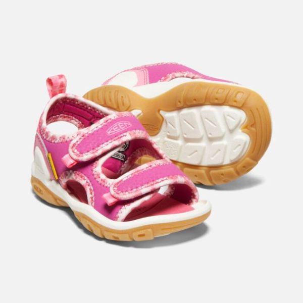 Keen | Toddlers' Knotch Creek Open-Toe Sandal-Pink/Multi