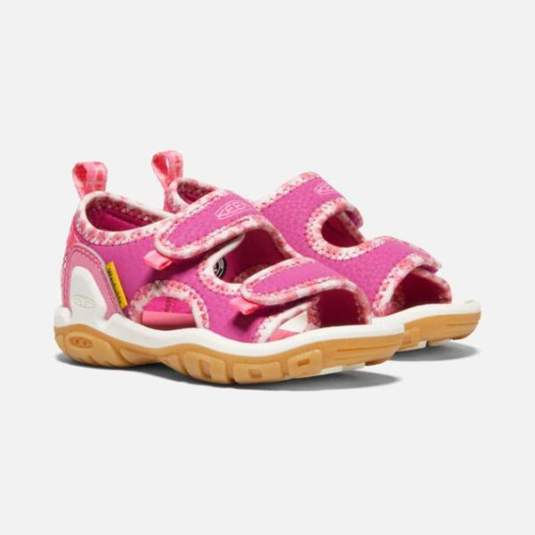 Keen | Toddlers' Knotch Creek Open-Toe Sandal-Pink/Multi