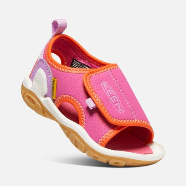 Keen | Toddlers' Knotch River Open-Toe Sandal-Magenta/Lilac Chiffon