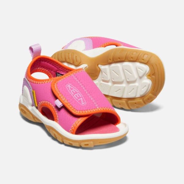 Keen | Toddlers' Knotch River Open-Toe Sandal-Magenta/Lilac Chiffon