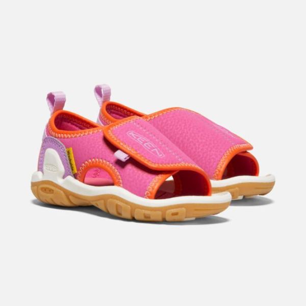 Keen | Toddlers' Knotch River Open-Toe Sandal-Magenta/Lilac Chiffon