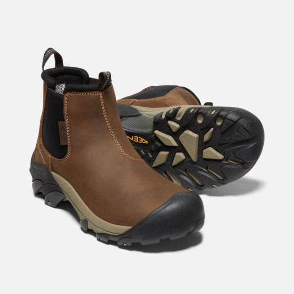 Keen | Men's Targhee II Chelsea-Veg Brown/Black