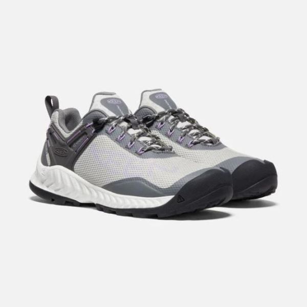 Keen | Women's NXIS EVO Waterproof Shoe-Steel Grey/English Lavender