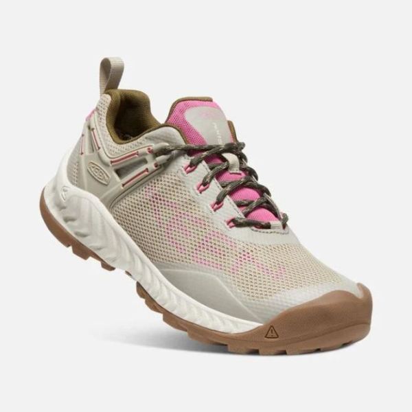 Keen | Women's NXIS EVO Waterproof Shoe-Plaza Taupe/Ibis Rose