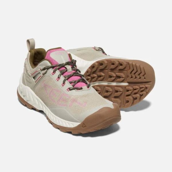 Keen | Women's NXIS EVO Waterproof Shoe-Plaza Taupe/Ibis Rose