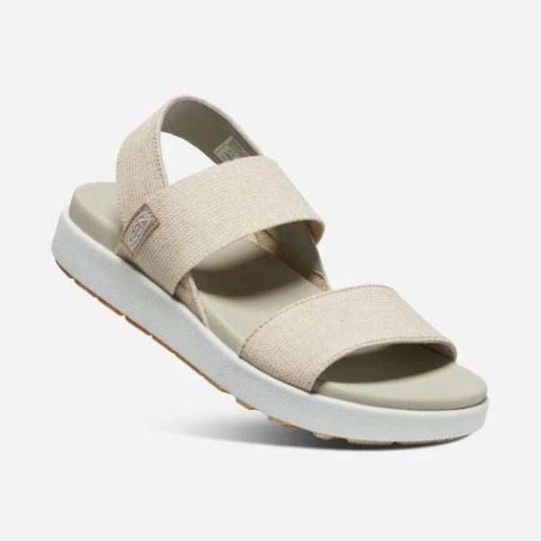 Keen | Women's Elle Backstrap Sandal-Natural Hemp/Plaza Taupe