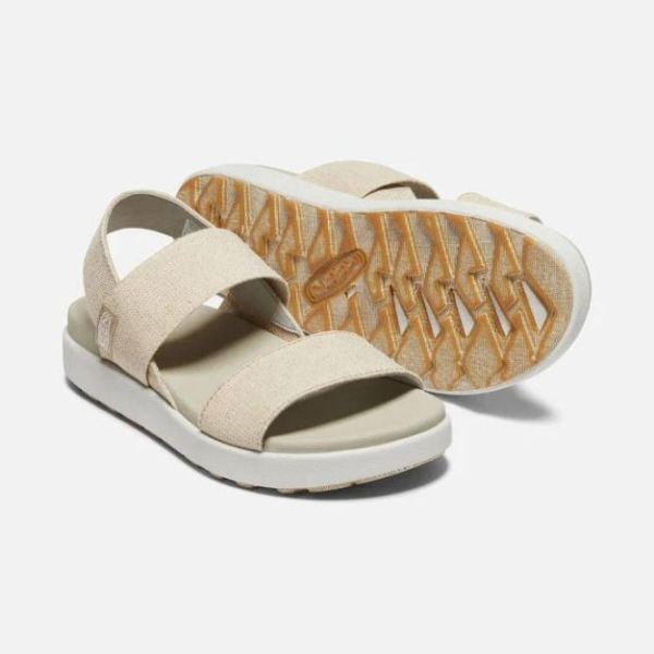 Keen | Women's Elle Backstrap Sandal-Natural Hemp/Plaza Taupe