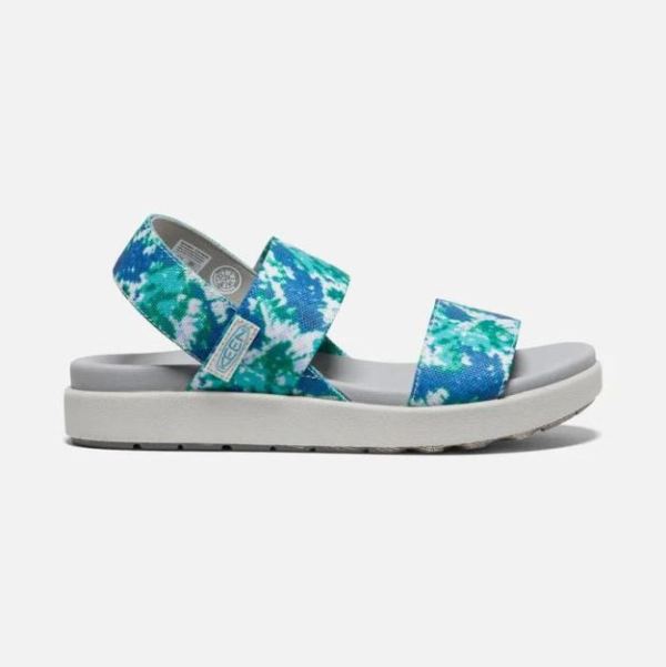 Keen | Women's Elle Backstrap Sandal-Porcelain/Tie Dye