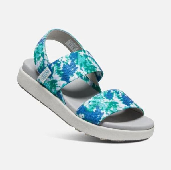 Keen | Women's Elle Backstrap Sandal-Porcelain/Tie Dye