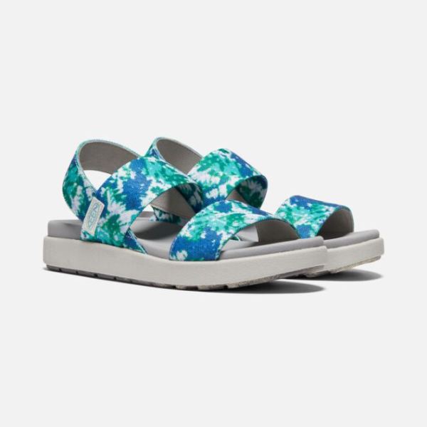 Keen | Women's Elle Backstrap Sandal-Porcelain/Tie Dye