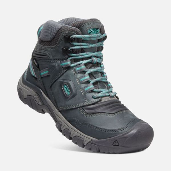 Keen | Women's Ridge Flex Waterproof Boot-Steel Grey/Porcelain