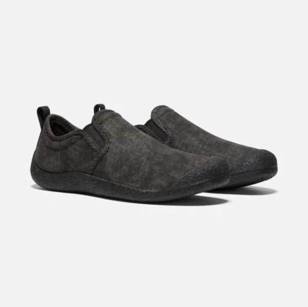 Keen | Women's Howser Canvas Slip-On-Black/Black