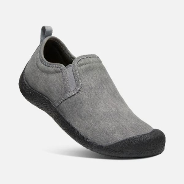 Keen | Women's Howser Canvas Slip-On-Grey/Black