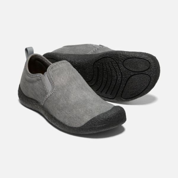 Keen | Women's Howser Canvas Slip-On-Grey/Black