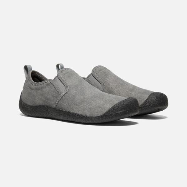 Keen | Women's Howser Canvas Slip-On-Grey/Black