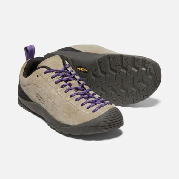 Keen | Women's Jasper Suede Sneakers-Brindle/Tillandsia Purple