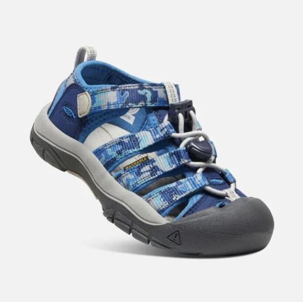 Keen | Little Kids' Newport H2-Camo/Bright Cobalt