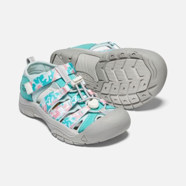 Keen | Big Kids' Newport H2-Camo/Pink Icing