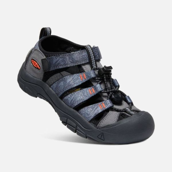 Keen | Big Kids' Newport H2-Steel Grey/Black