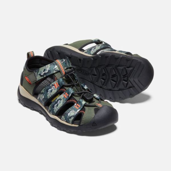 Keen | Big Kids' Newport Neo H2-Forest Night/Camo