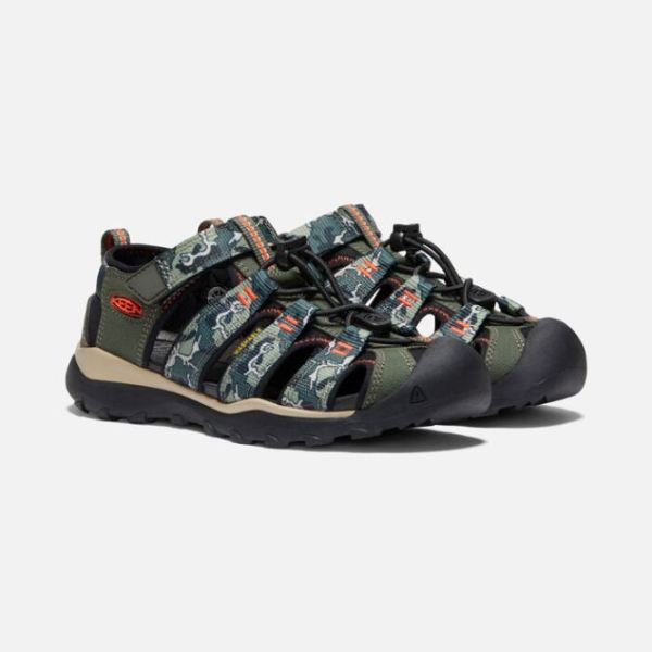 Keen | Big Kids' Newport Neo H2-Forest Night/Camo