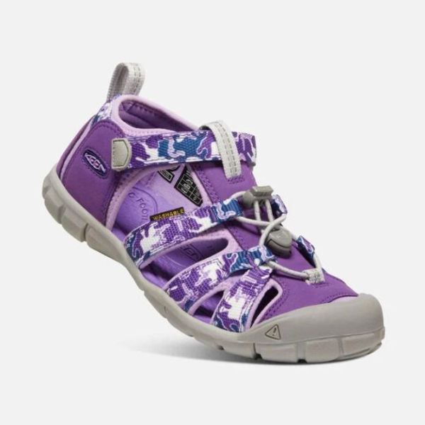 Keen | Big Kids' Seacamp II CNX-Camo/Tillandsia Purple