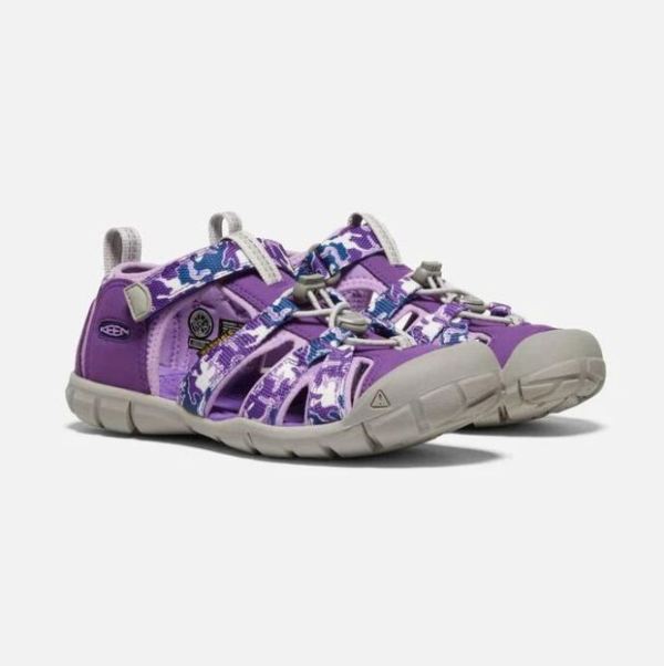 Keen | Big Kids' Seacamp II CNX-Camo/Tillandsia Purple