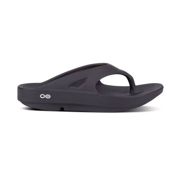 OOFOS WOMEN'S OORIGINAL SANDAL - BLACK