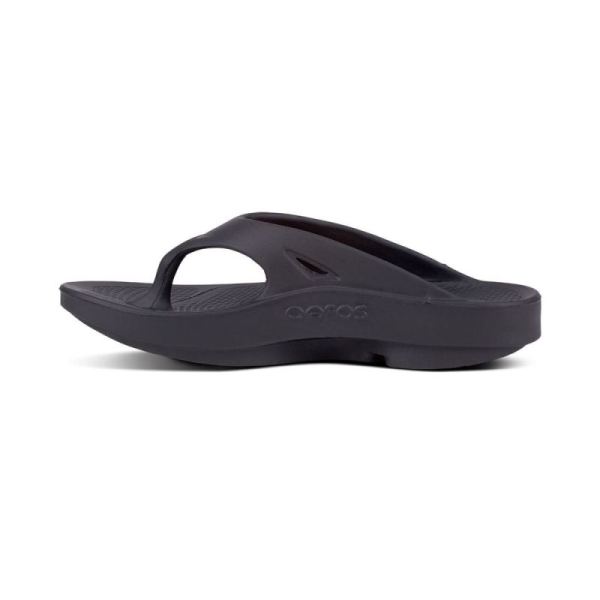 OOFOS WOMEN'S OORIGINAL SANDAL - BLACK