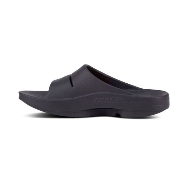 OOFOS WOMEN'S OOAHH SLIDE SANDAL - BLACK