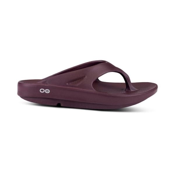 OOFOS WOMEN'S OORIGINAL SANDAL - CABERNET