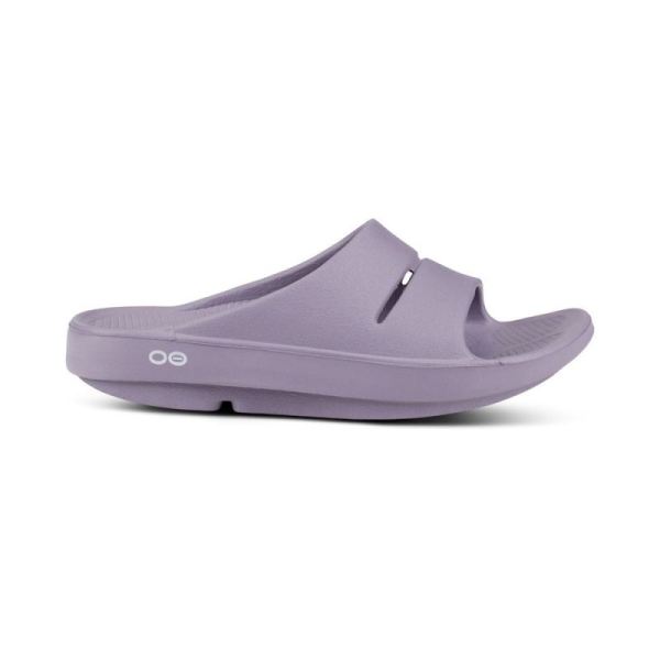 OOFOS WOMEN'S OOAHH SLIDE SANDAL - MAUVE