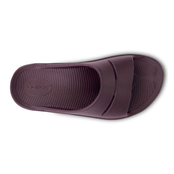 OOFOS MEN'S OOAHH SLIDE SANDAL - CABERNET