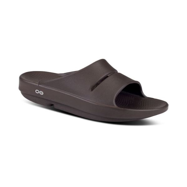 OOFOS MEN'S OOAHH SLIDE SANDAL - MOCHA