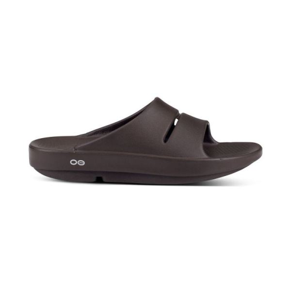 OOFOS MEN'S OOAHH SLIDE SANDAL - MOCHA