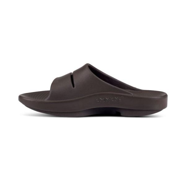 OOFOS MEN'S OOAHH SLIDE SANDAL - MOCHA