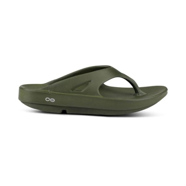 OOFOS MEN'S OORIGINAL SANDAL - FOREST GREEN