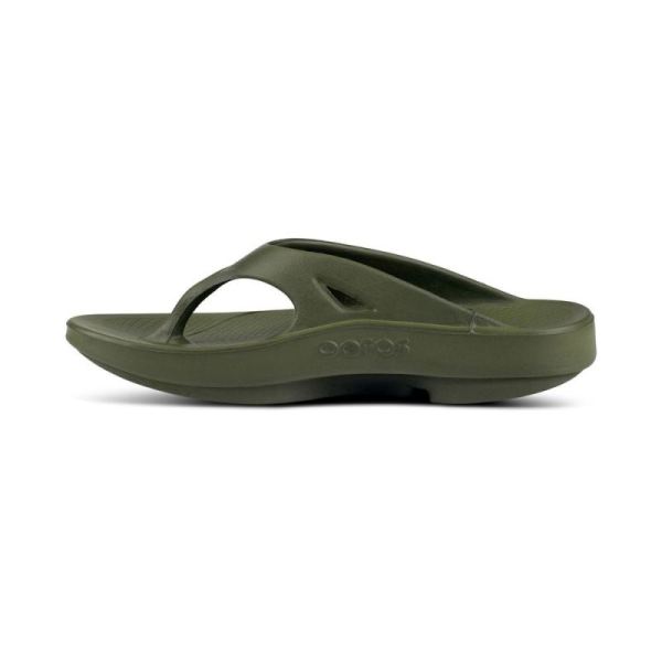 OOFOS MEN'S OORIGINAL SANDAL - FOREST GREEN