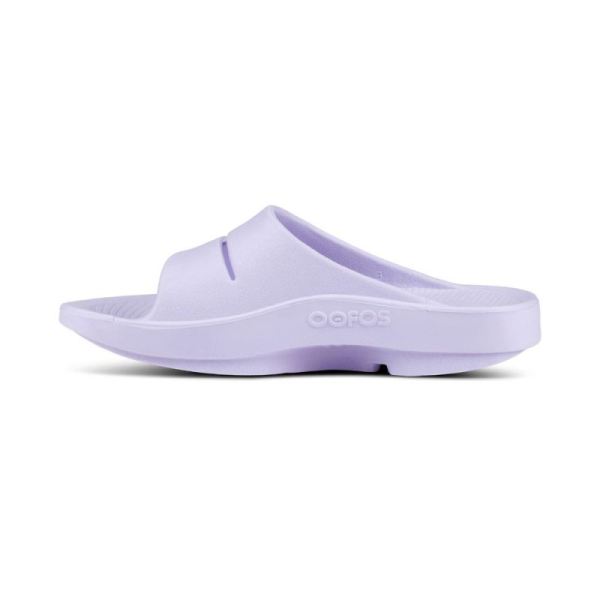 OOFOS WOMEN'S OOAHH SLIDE SANDAL - LAVENDER